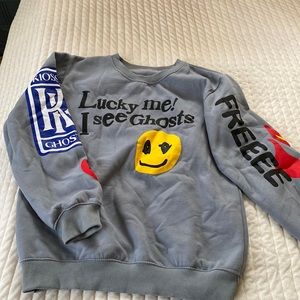 Lucky me I see ghosts crewneck